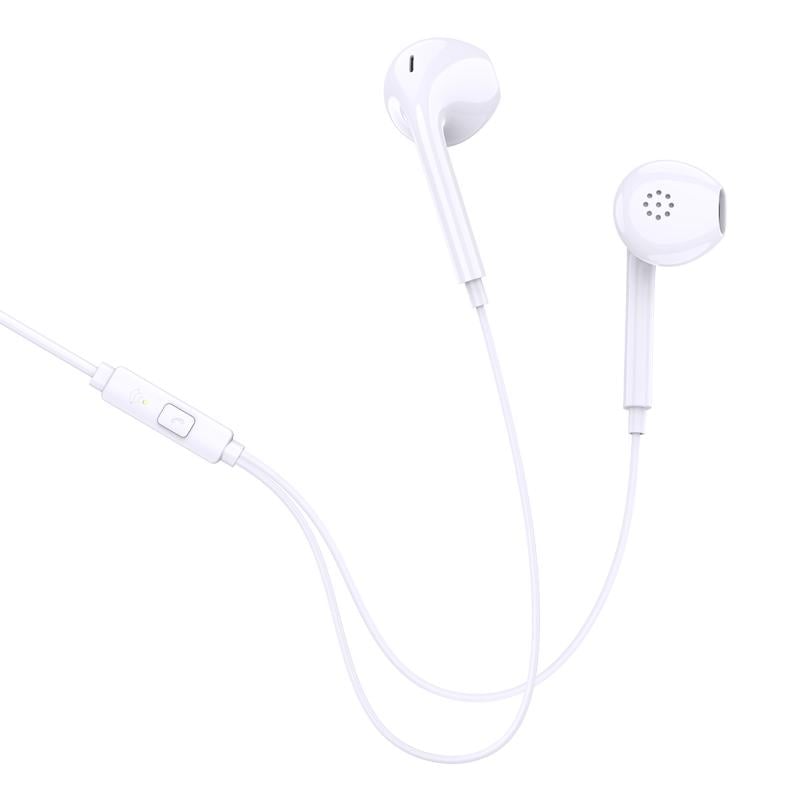 Наушники с микрофоном Jokade JD052 jack 3,5 мм ведущая гарнитура Белый (557-754655)