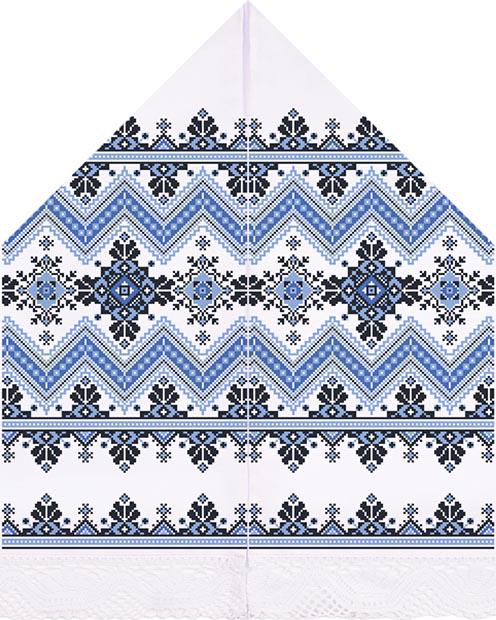 Схема полотенце для свадебных икон для вышивки бисером и нитками на домашнем полотне (ТР439дн3099)