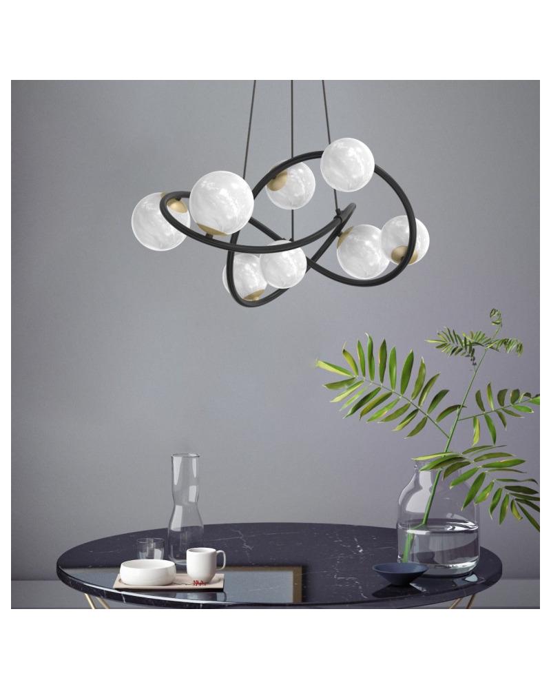 Люстра Zuma Line NISYRO (MD4922-8-EBGN) - фото 2 Люстра Zuma Line NISYRO (MD4922-8-EBGN) - фото 2