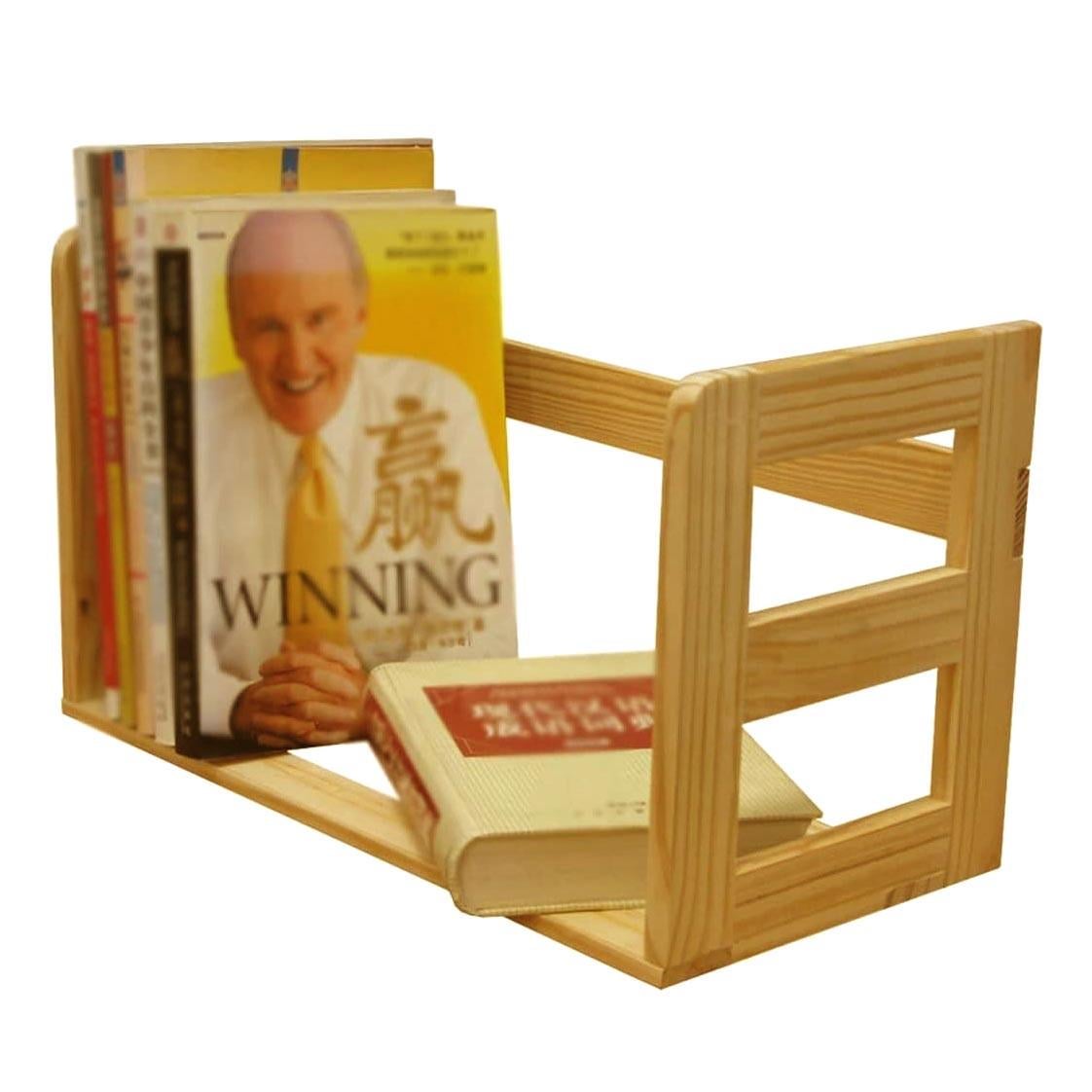 Полка книжная настольная из дерева Астралия Карри (КПА-004703) Полка книжная настольная из дерева Астралия Карри (КПА-004703)