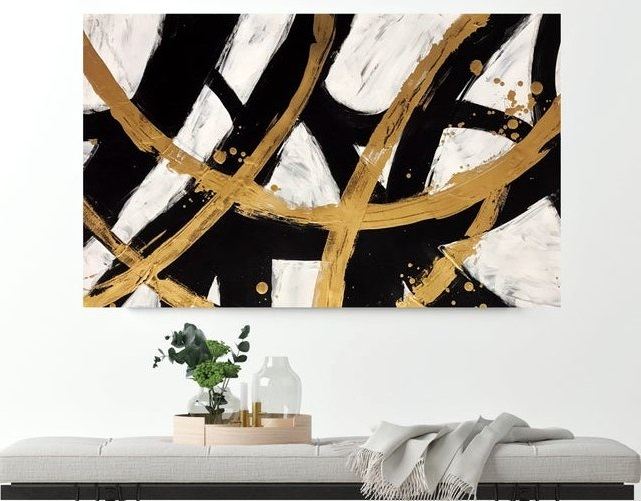 Картина на холсте ArtSale Абстракция 90х105 см RA0018