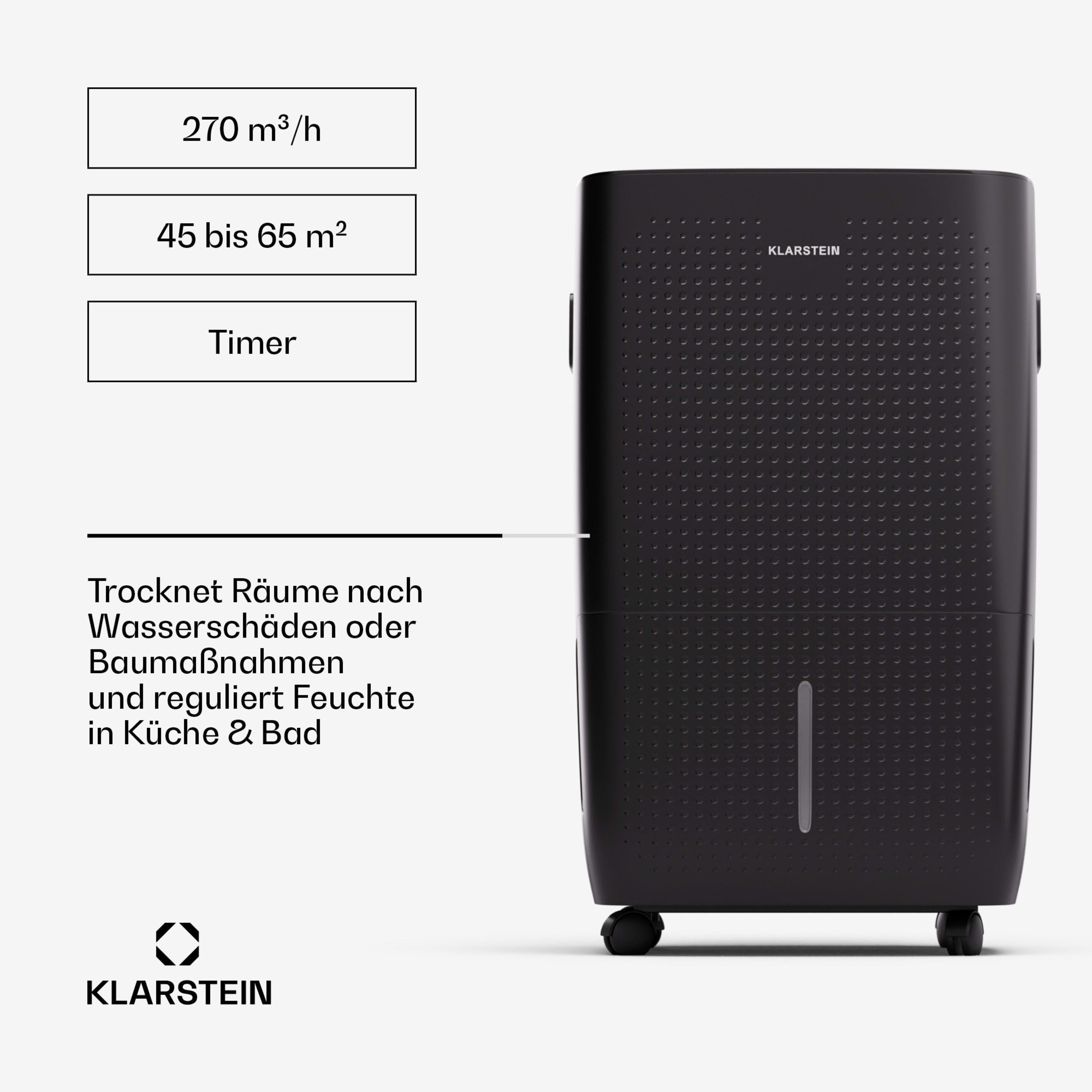 Осушувач повітря KLARSTEIN DryFy Connect 60 270 м3 (10045547) - фото 7 Осушувач повітря KLARSTEIN DryFy Connect 60 270 м3 (10045547) - фото 7