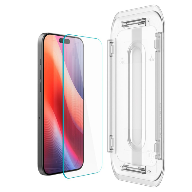 Защитное стекло для телефона Spigen EZ FIT GLAS.tR for iPhone 16 Pro Max 1 шт. Clear (AGL07914)