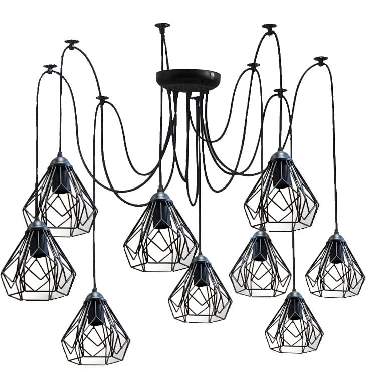 Люстра-паук MSK ELECTRIC Milan NL 538-9