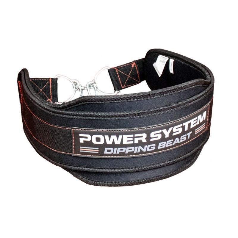 Пояс для утяжелений с цепью Power System PS-3860 Dipping Beast неопреновый Black/Red (A-012142) Пояс для утяжелений с цепью Power System PS-3860 Dipping Beast неопреновый Black/Red (A-012142)