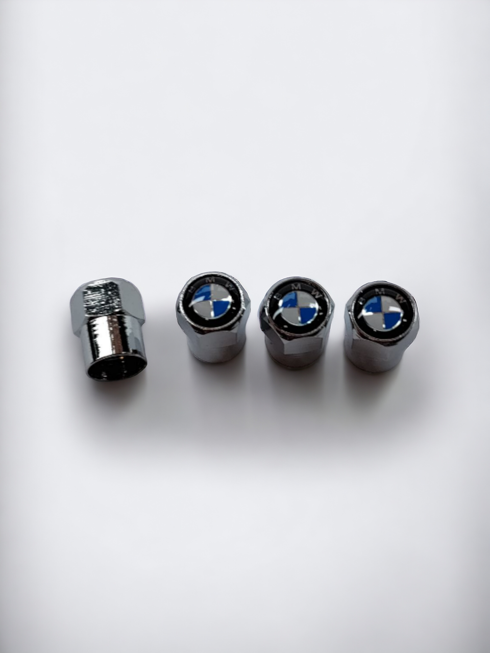 Колпачки на ниппель с логотипом BMW хромированные (2190153336)