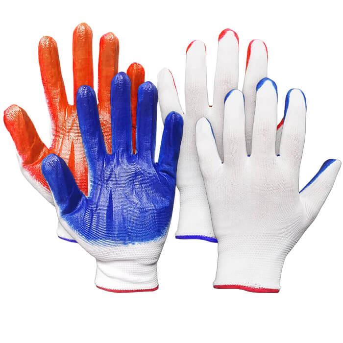 Перчатки рабочие с нитриловым покрытием 60 пар (0487) Перчатки рабочие с нитриловым покрытием 60 пар (0487)