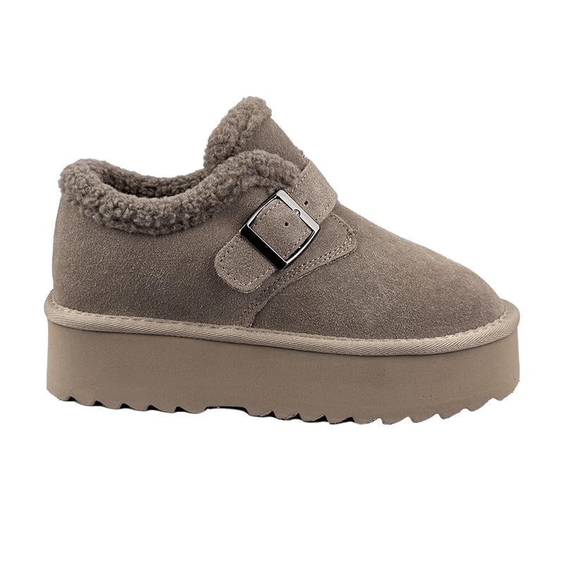 Угги женские замшевые 5006-3 p. 37 23,5 см Бежевый