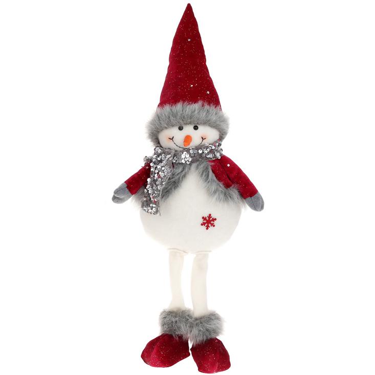 Мягкая игрушка BonaDi Снеговик в колпаке (822-305)