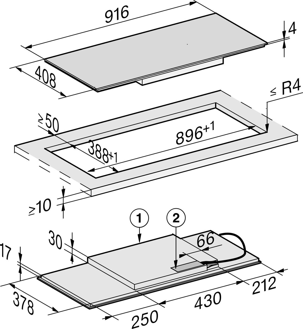 Варочная поверхность Miele KM 7684 FL (26768470RU) - фото 3 Варочная поверхность Miele KM 7684 FL (26768470RU) - фото 3