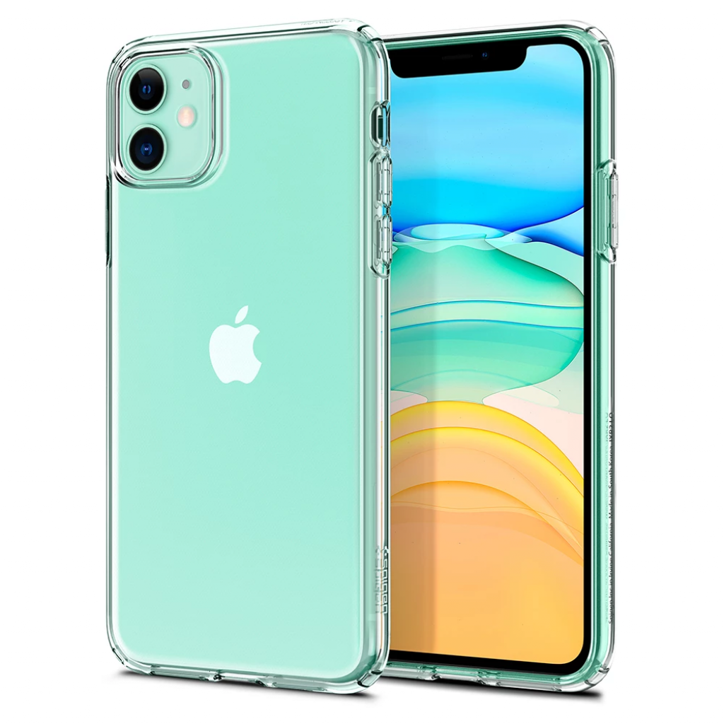 Прозорий чохол-наладка Spigen Ultra Hybrid Case for iPhone 11, Clear (076CS27185) - фото 2