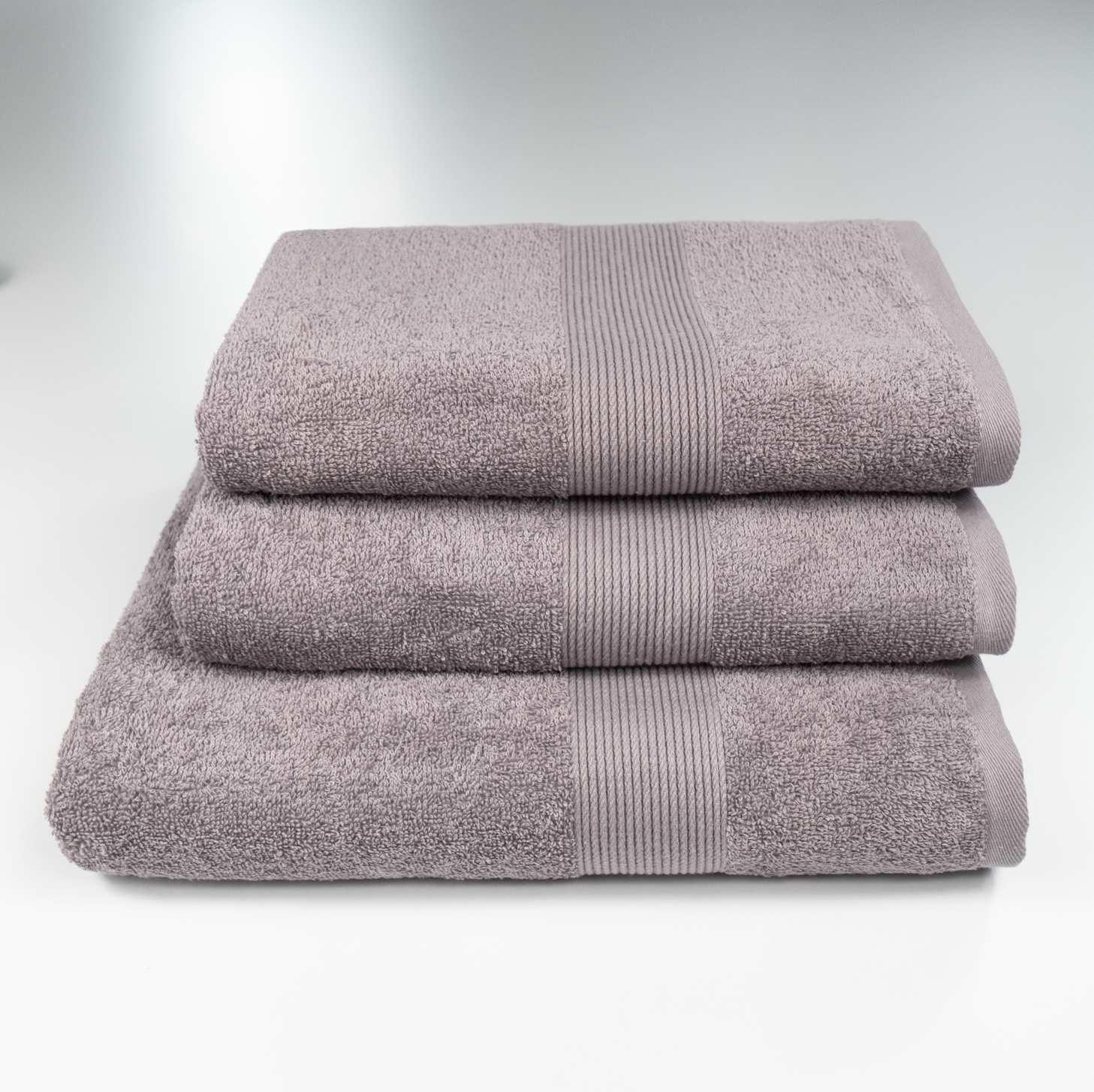 Набор полотенец GM Textile с бордюром 3 шт. Кофейный (400b-k3-2-coffee)