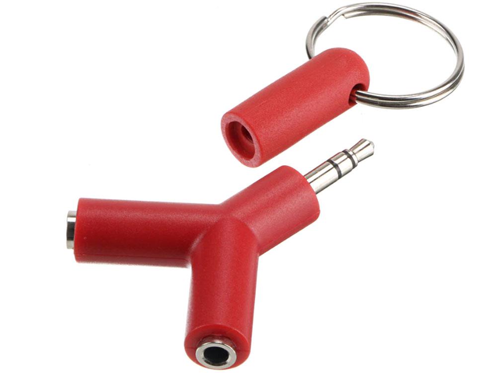 Перехідник для навушників Y розгалужувач 3,5 мм