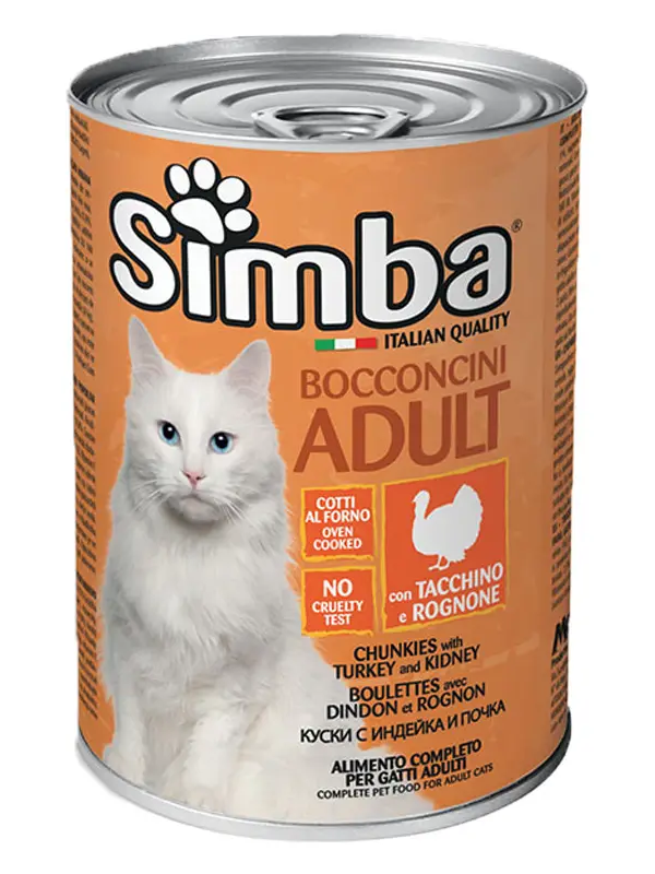 Корм вологий для котів Simba Cat Wet Індичка 415 г (70009522)