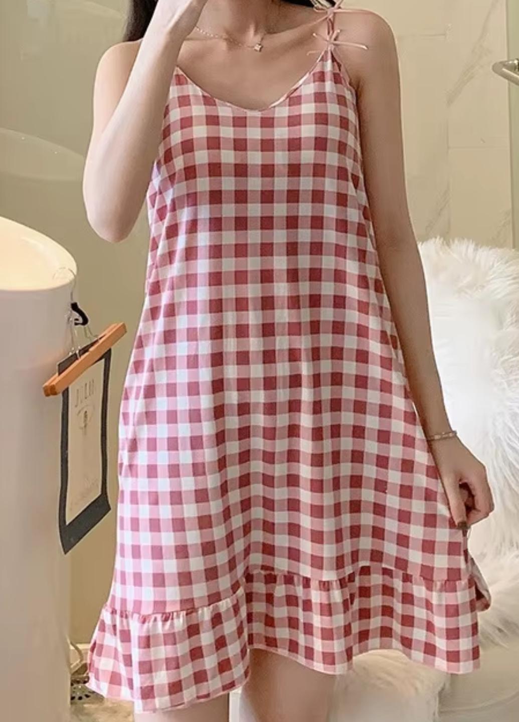 Ночная рубашка женская Colorful Home Style с подкладкой на груди M Красный (1678-44-02) - фото 3 Ночная рубашка женская Colorful Home Style с подкладкой на груди M Красный (1678-44-02) - фото 3