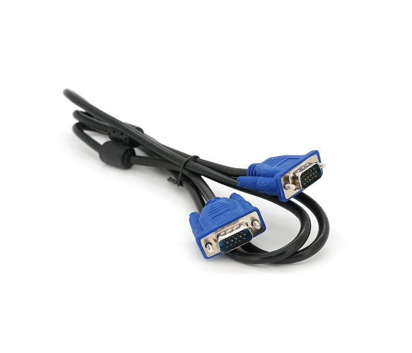 Кабель Merlion VGA 3+2 1,5 м Black/Blue (26075024)