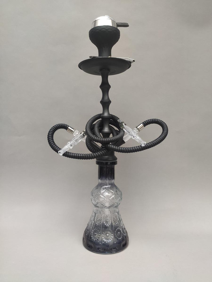 Кальян Hookah Sauda Plus на 2 персоны 57 см Black (K_0156-2BlackPL)