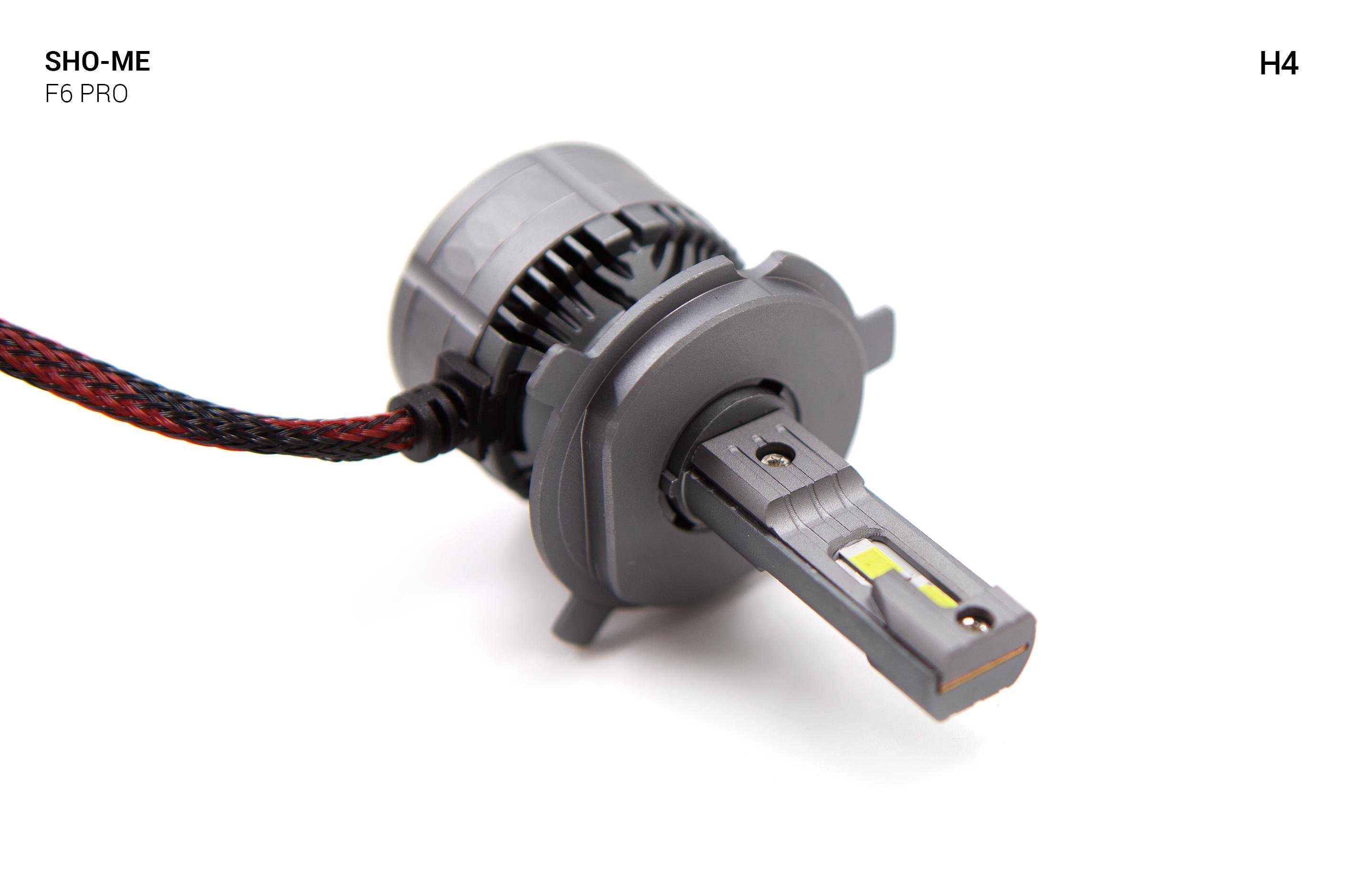 Автолампи Sho-Me F6-Pro H4 LED 35W 2 шт. - фото 4