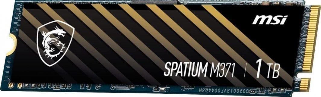 SSD-диск MSI Spatium M371 1 TB M.2 (S78-440L870-P83) - фото 3 SSD-диск MSI Spatium M371 1 TB M.2 (S78-440L870-P83) - фото 3