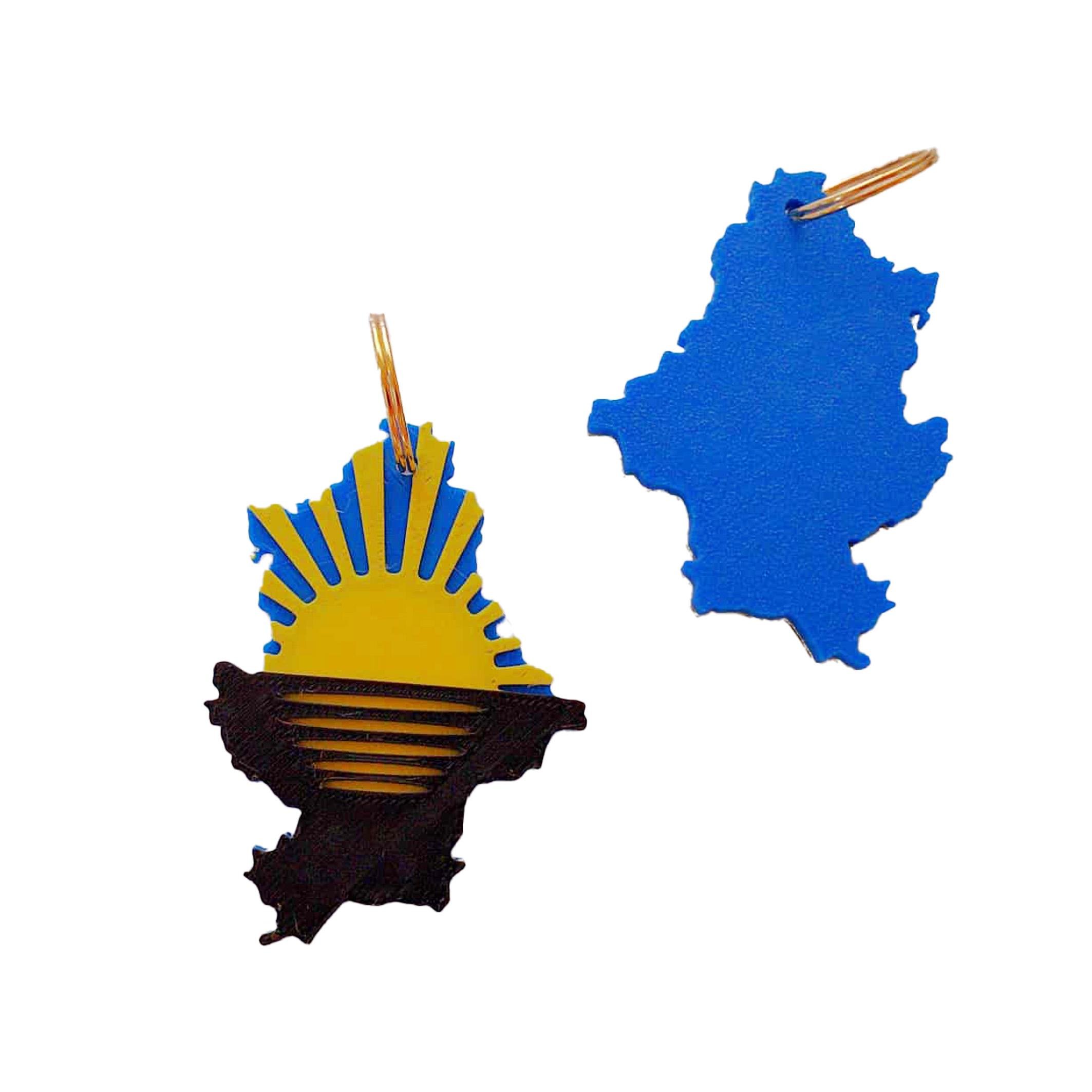 Брелок Донецкая область 6 см (29345369) - фото 2 Брелок Донецкая область 6 см (29345369) - фото 2