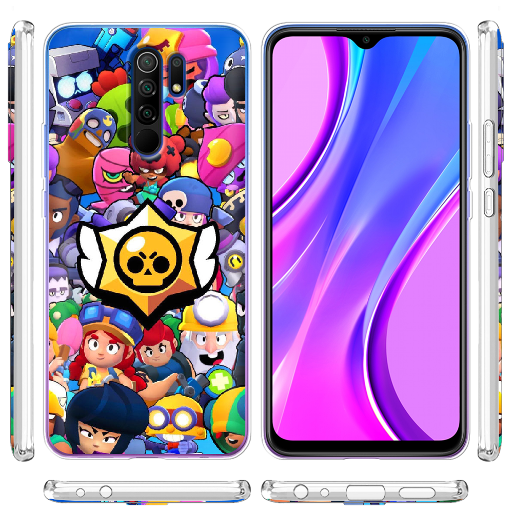 ᐉ Чехол BoxFace Xiaomi Redmi 9 Brawl Stars Прозрачный силикон  (40233-up2389-40233) • Купить в Киеве, Украине • Лучшая цена в Эпицентр