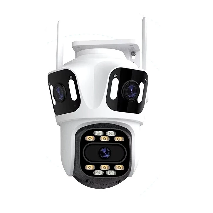 Камера відеоспостереження зовнішня QEARIM IP WiFi EP15+ ICSEE 3 лінзи 15 Мп (25399067)