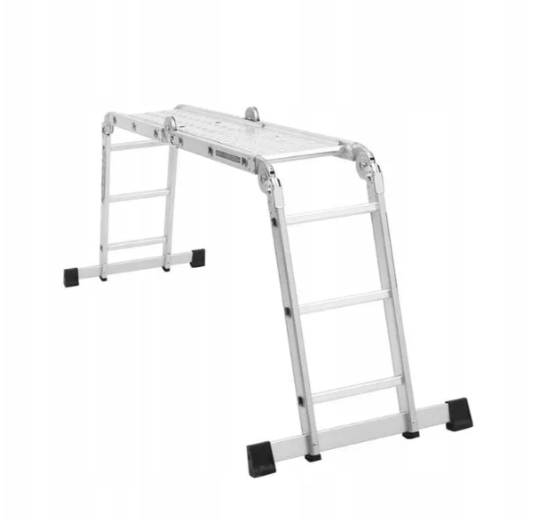 Драбина-трансформер із платформою Kraft&Dele KD4070 4x3 346 см Алюміній (29528557) - фото 2 Драбина-трансформер із платформою Kraft&Dele KD4070 4x3 346 см Алюміній (29528557) - фото 2