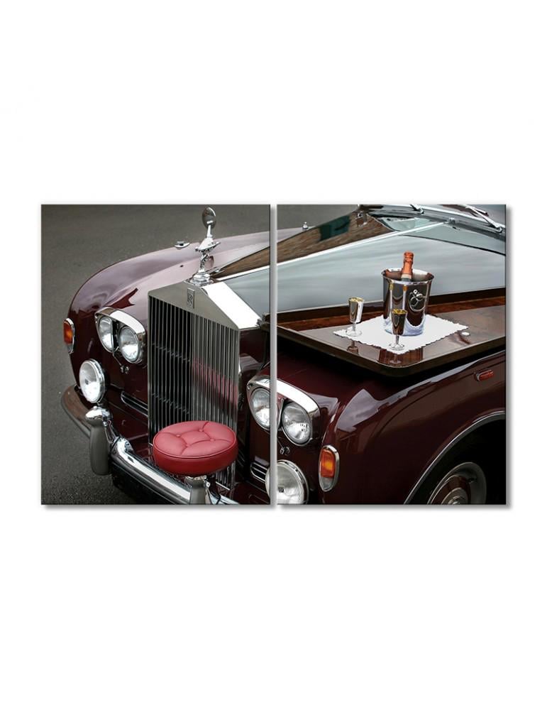 Картина модульная Роллс-Ройс Фантом B 2 модуля 60x90 см