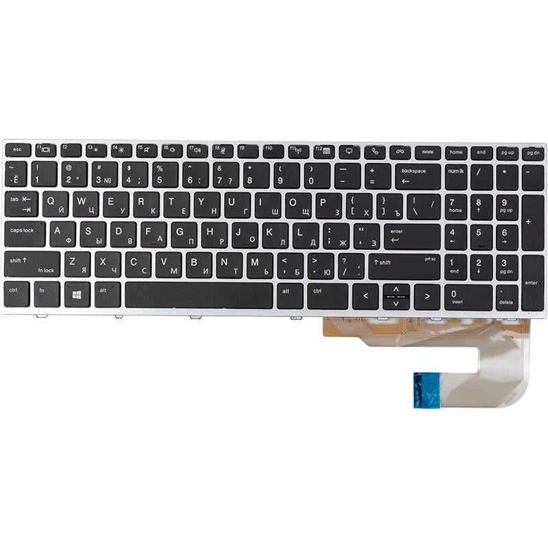 Клавиатура Power для ноутбука HP EliteBook 850 G5 серый фрейм