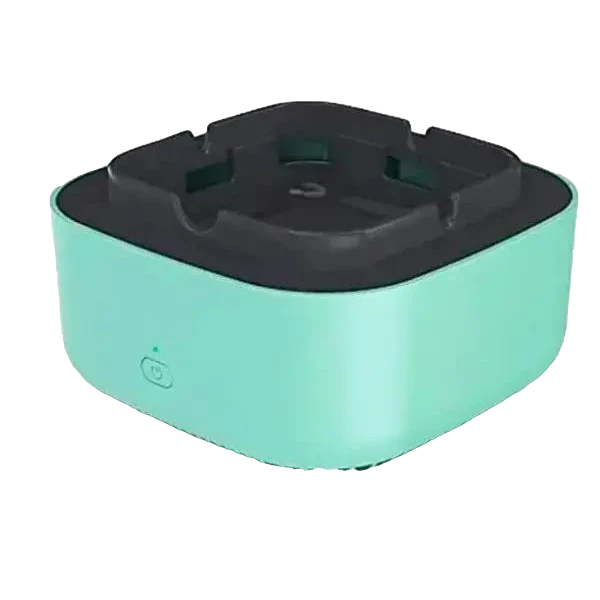 Пепельница Kayfovo Smokeless Ashtray Aroma 469-7 2в1 с функцией очистки воздуха Бирюзовый