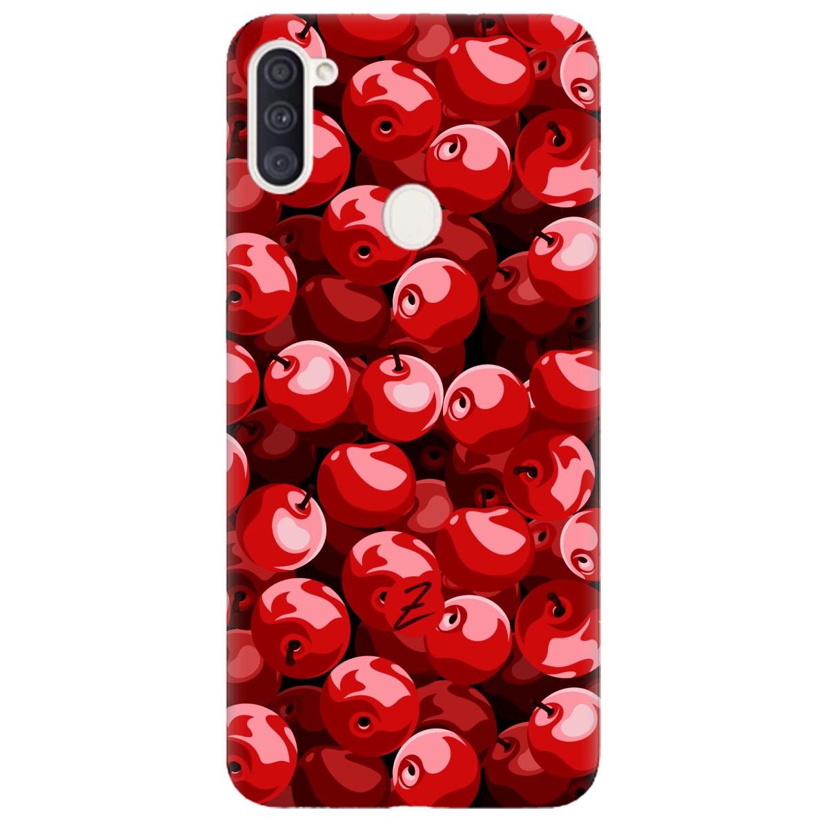 Силиконовый чехол Zorrov для Samsung Galaxy A11 - Cherry (14140040165099999)