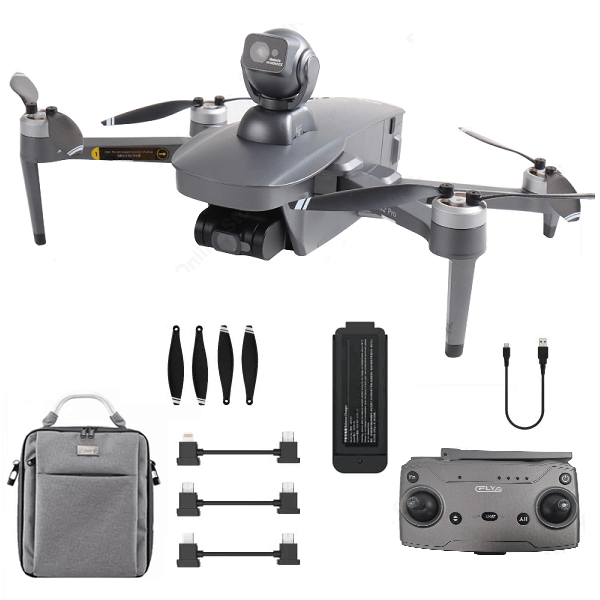 Квадрокоптер C-Fly Faith 2 Pro 4K і HD камери GPS Уникнення перешкод БК Gray (d326)