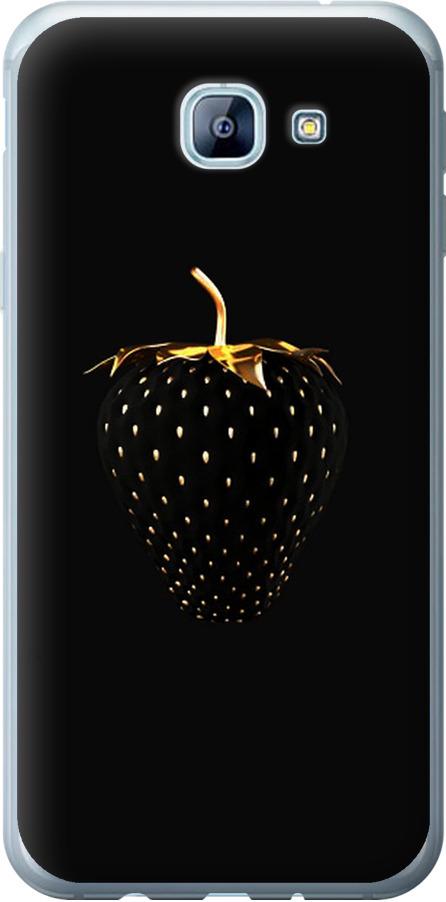 Чехол на Samsung Galaxy A8 (2016) A810 Черная клубника (3585u-614-42517)