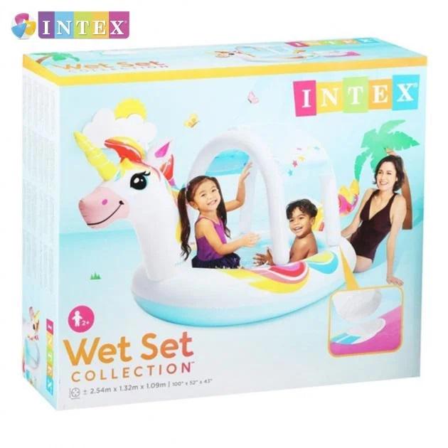 Бассейн надувной Intex 58435 Unicorn Spray Pool 254x132x109 см 130 л от 2 лет (Intex 58435) - фото 3