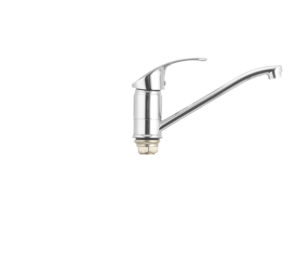 Смеситель для кухни Cron MARS-555 с коротким изливом однорычажный цинковый сплав Хром (b-CR0053) - фото 4 Смеситель для кухни Cron MARS-555 с коротким изливом однорычажный цинковый сплав Хром (b-CR0053) - фото 4