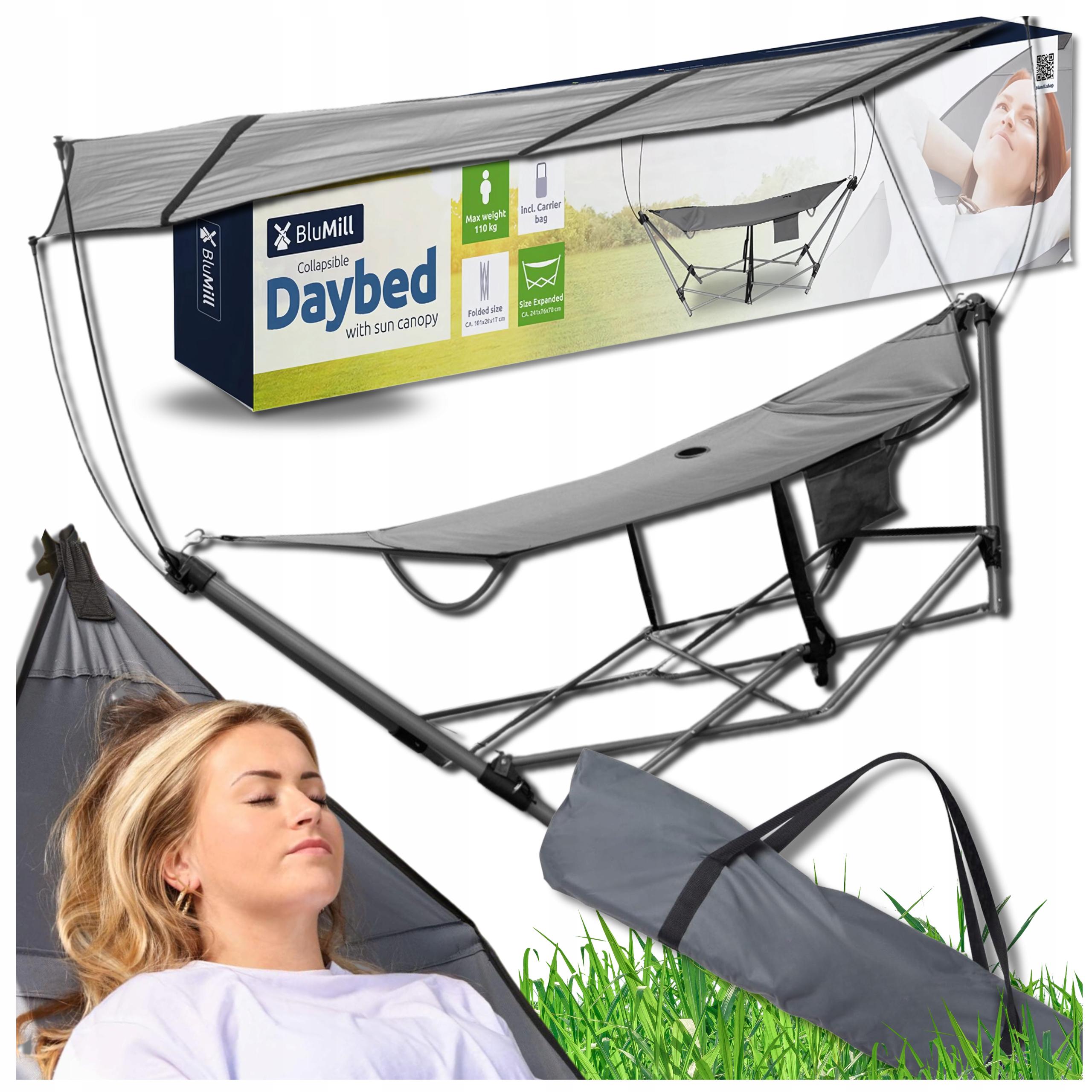 Гамак садовий BluMill Daybed з дахом та каркасом 110 кг (59038) - фото 2 Гамак садовий BluMill Daybed з дахом та каркасом 110 кг (59038) - фото 2