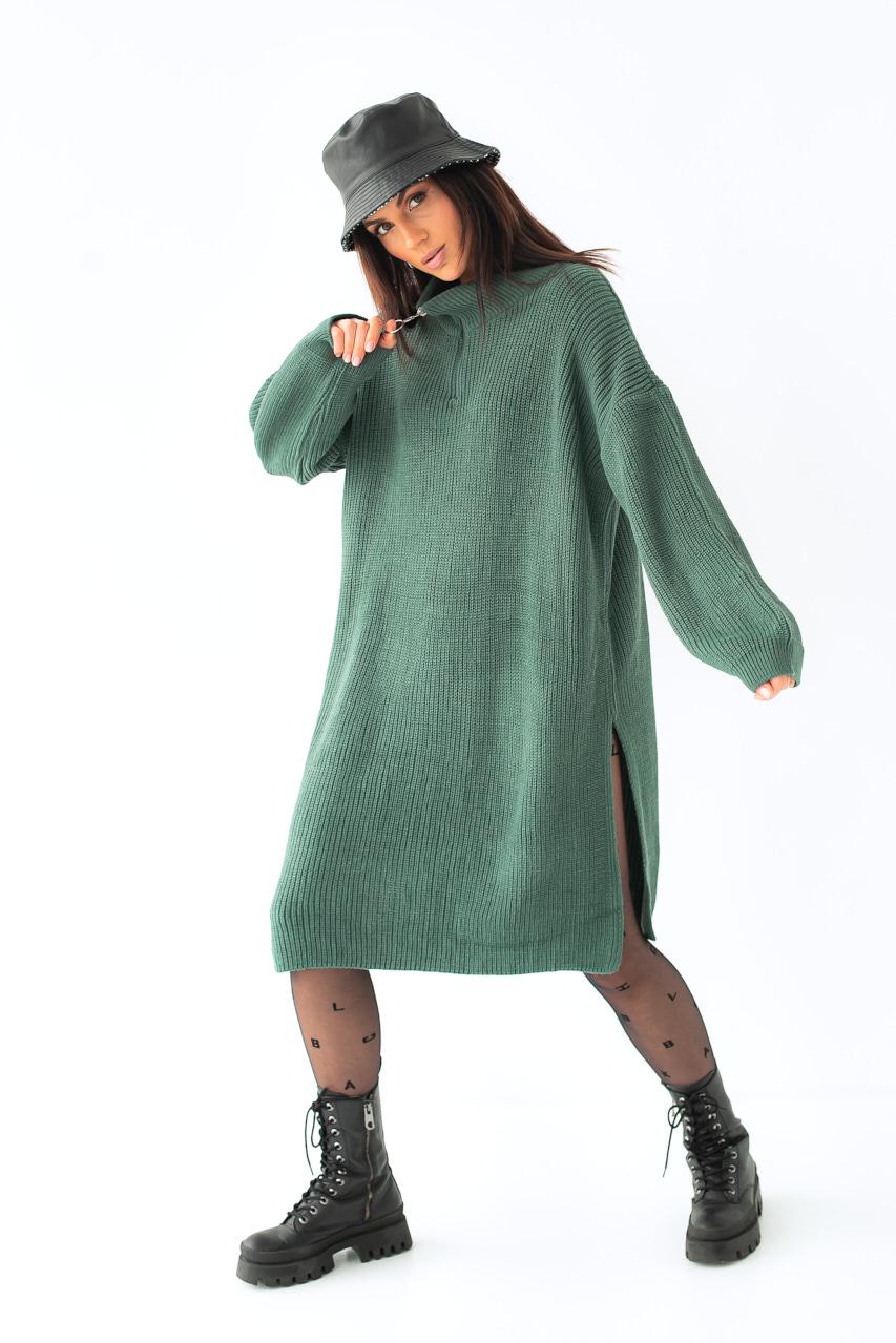 Туника вязаная QU STYLE M Темно-зеленый (9506327) Туника вязаная QU STYLE M Темно-зеленый (9506327)