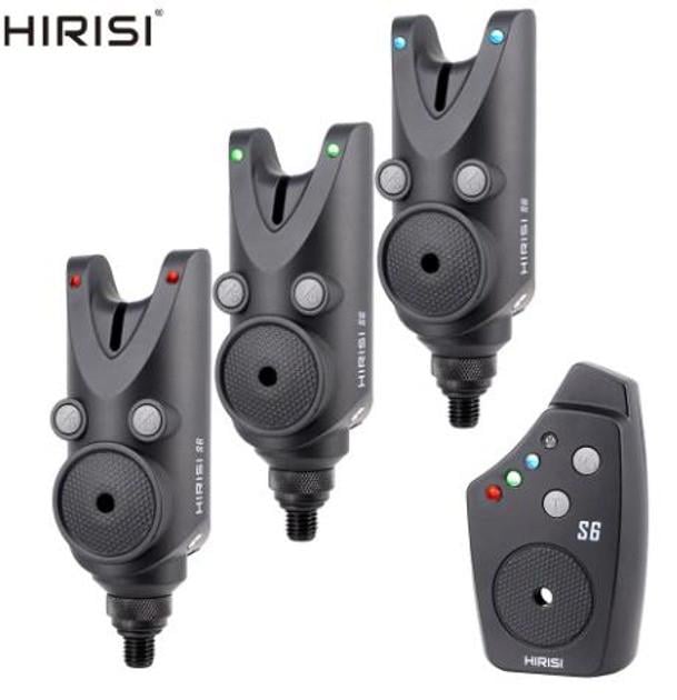 Набор электронных сигнализаторов поклевки Hirisi S6 3+1 с пейджером (2598291994) - фото 3 Набор электронных сигнализаторов поклевки Hirisi S6 3+1 с пейджером (2598291994) - фото 3