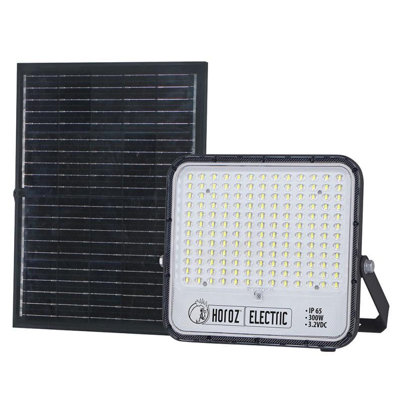 Прожектор светодиодный HOROZ ELECTRIC TIGER PRO-300W на солнечной батарее (068-012-1300-010) Прожектор светодиодный HOROZ ELECTRIC TIGER PRO-300W на солнечной батарее (068-012-1300-010)