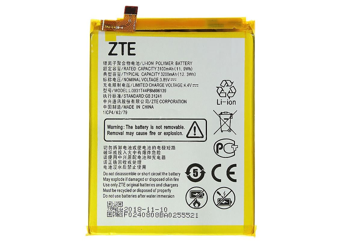 Аккумулятор для ZTE LI3931T44P8h806139 V9/V9 Vita/A7 Vita/A7 2019/A7 2020/A5 2020/V10/V10 Vita