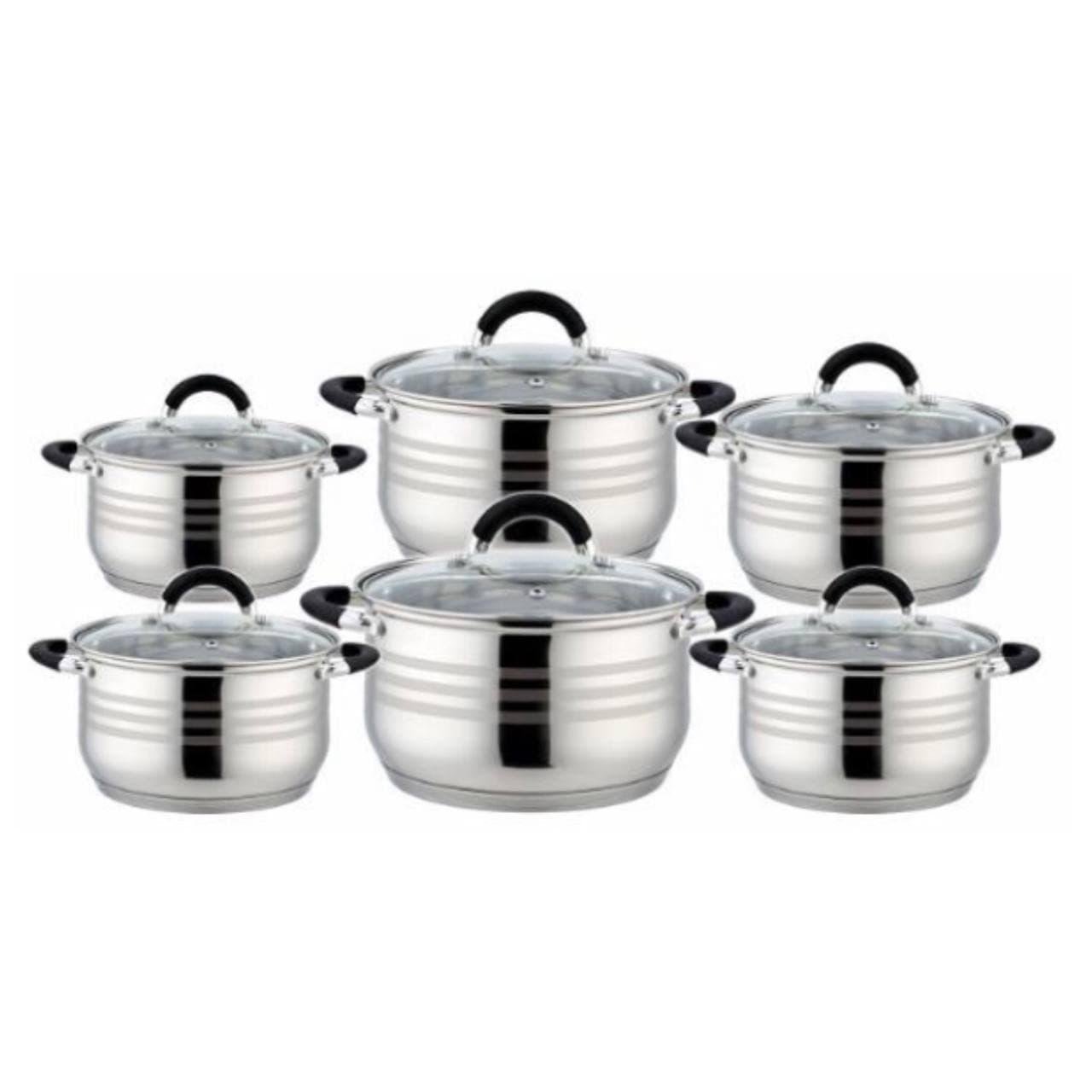 Набір каструль Edenberg EB-2414 12 пр. Набір каструль Edenberg EB-2414 12 пр.