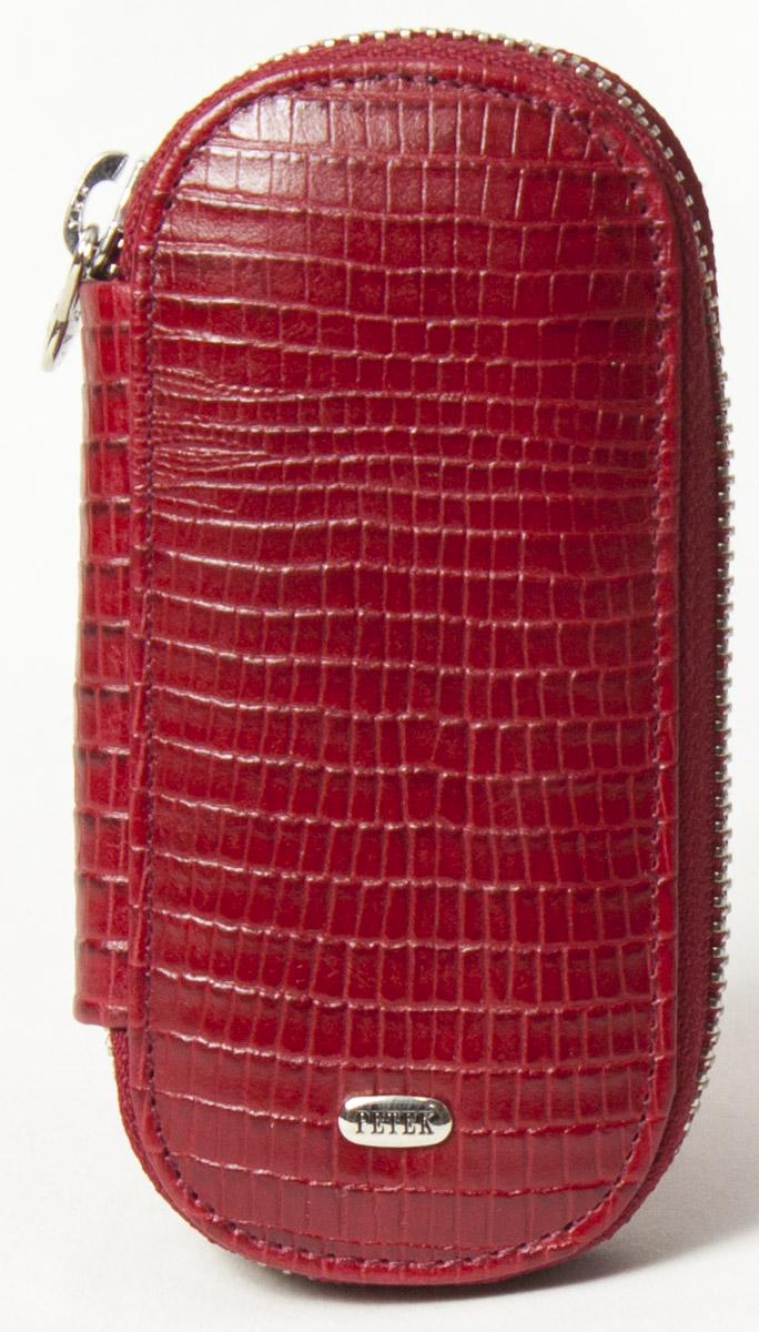 Ключница Petek 2531 кожаная Красный (2531-041-10)