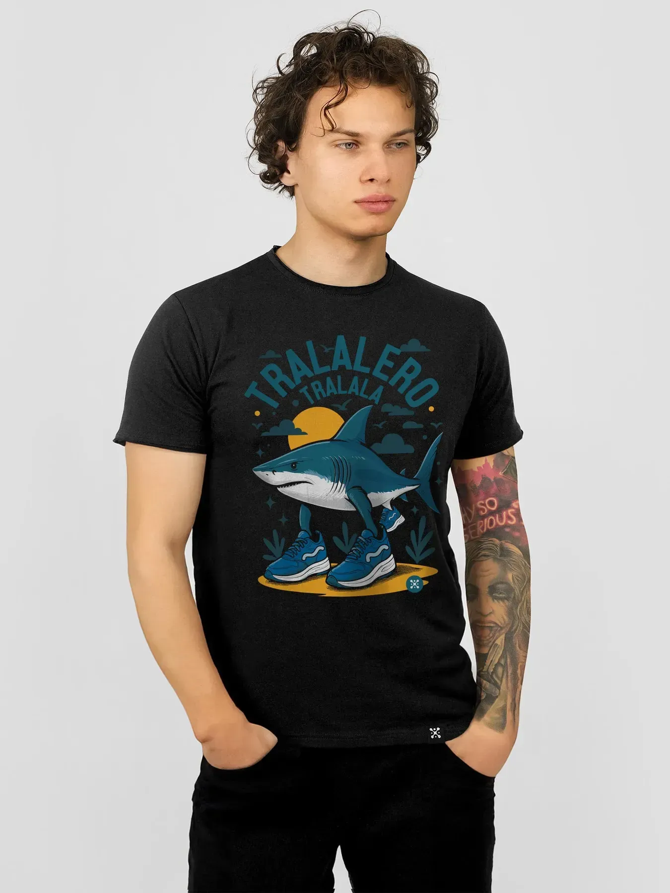 Футболка мужская Tralalero Tralala XS Черный (26929723)