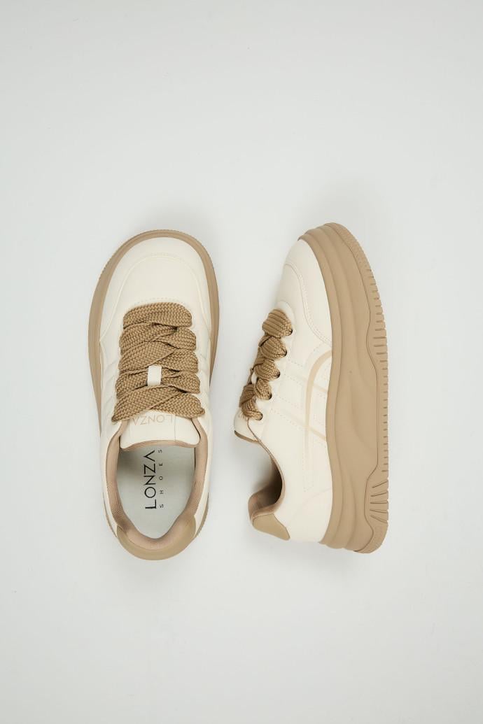 Слипоны женские LONZA р. 38 Бежевый (199131)