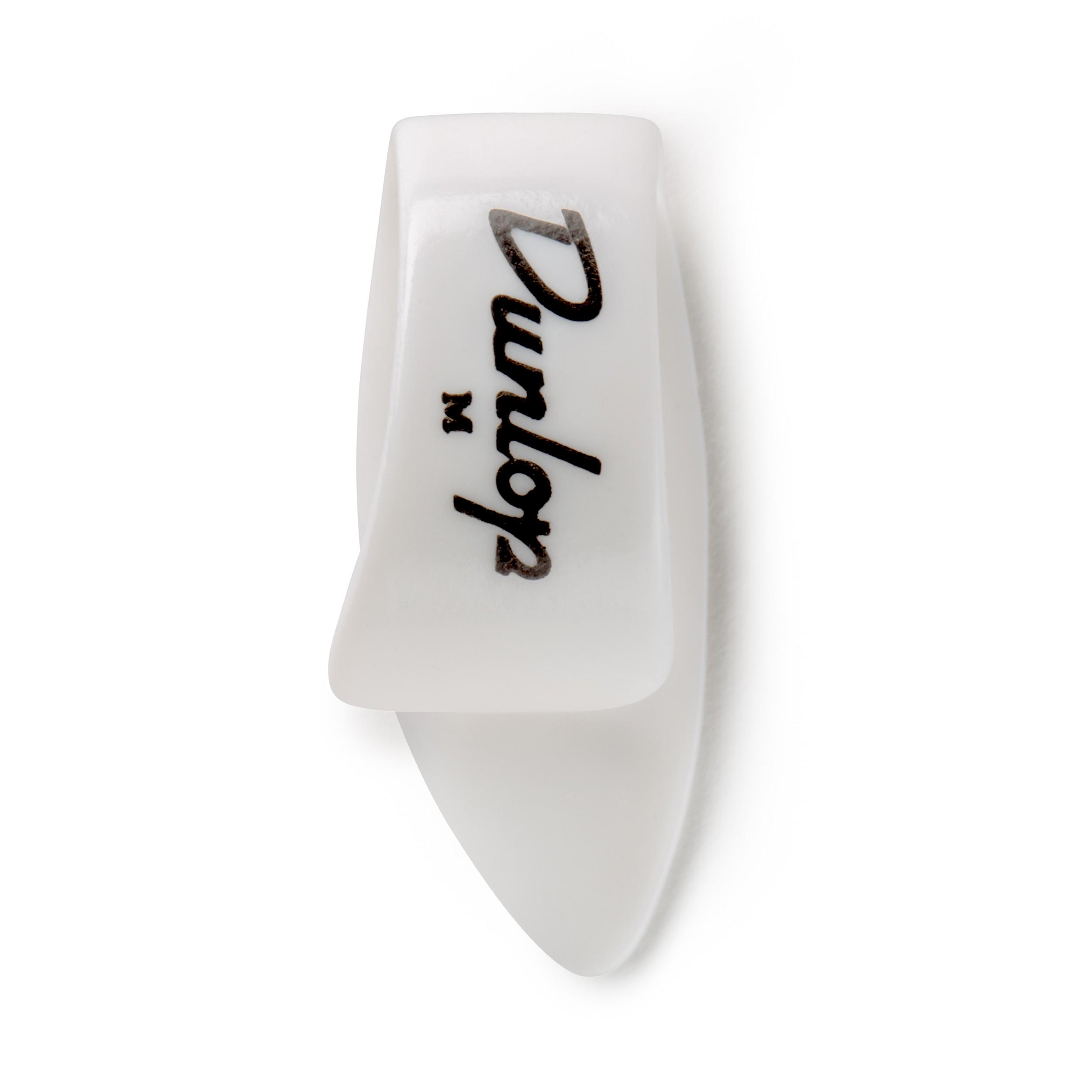 Медиатор Dunlop 9012R White Thumbpick Left Handed Medium 12 шт. (125955)