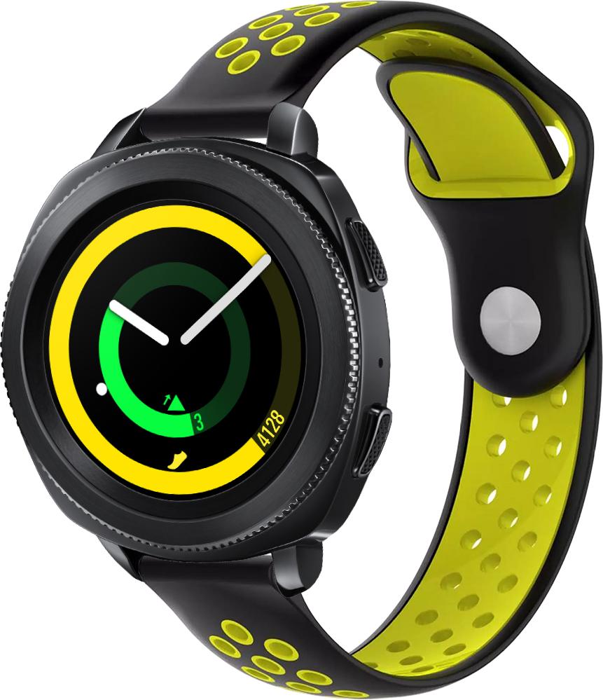 Ремешок Sport для Samsung Gear S3 22 мм Black Yellow (23042-61) Ремешок Sport для Samsung Gear S3 22 мм Black Yellow (23042-61)