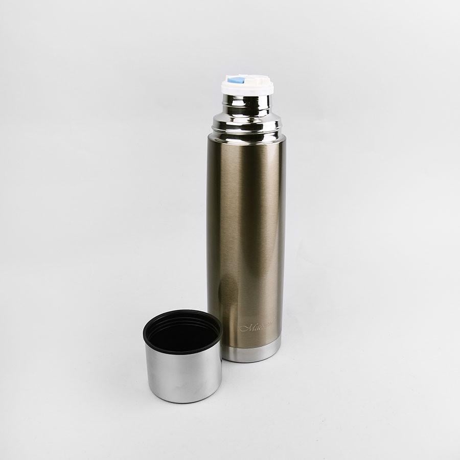 Термос питьевой Maestro из нержавеющей стали 0,75 л Коричневый (MR-1638-75) - фото 3 Термос питьевой Maestro из нержавеющей стали 0,75 л Коричневый (MR-1638-75) - фото 3