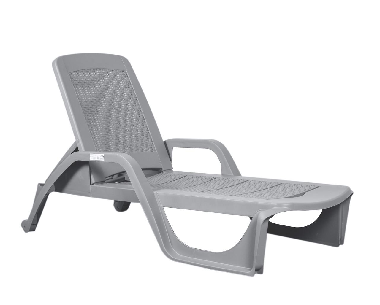 Шезлонг-лежак Bica Nilo посилений із підлокітниками 190х71х46 см (CNT00012554) - фото 1 Шезлонг-лежак Bica Nilo посилений із підлокітниками 190х71х46 см (CNT00012554) - фото 1