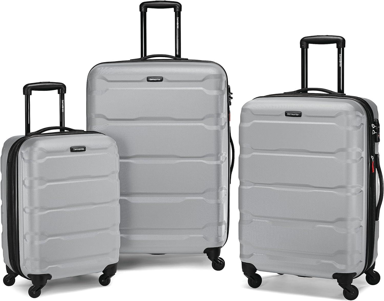 Валіза Samsonite велика 75х42х27 см Срібний (4003) - фото 6