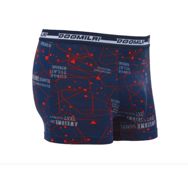 Мужские трусы DOOMILAI Стрейчевые из бамбука 4XL Темно-синий (D-01406)